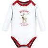 image:imageHudson Baby unisexbaby Cotton Longsleeve Bodysuits 3packRudolph Reindeer