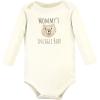image:imageHudson Baby unisexbaby Cotton Longsleeve Bodysuits 3packSnuggle Bear