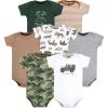 image:imageHudson Baby Baby Cotton Bodysuits 7packAnimal Adventure