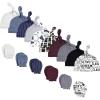 image:imageHudson Baby Baby Cotton Cap and Scratch Mitten Bundle SetPocket Watch Vintage Little Man