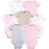 image:imageHudson Baby Baby Girls Cotton Bodysuits 7packGirl Basic