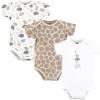 image:imageHudson Baby Infant Boy Cotton Bodysuits Safari Friends Preemie