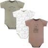 image:imageHudson Baby Infant Boys Cotton Bodysuits 3Pack Mommys Baby Bear 03 Months