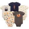 image:imageHudson Baby Infant Boys Cotton Bodysuits 5PackForest