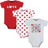 image:imageHudson Baby Infant Girl Cotton Bodysuits Love Hearts 36 Months