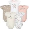 image:imageHudson Baby Infant Girls Cotton Bodysuits 5PackDandelion Wish