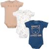 image:imageHudson Baby Unisex Baby Cotton Bodysuits 3PackDaddys Little Cub