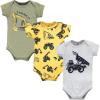 image:imageHudson Baby Unisex Baby Cotton Bodysuits Construction Trucks 03 Months