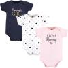 image:imageHudson Baby Unisex Baby Cotton Bodysuits Girl Mommy Pink Navy 03 Months
