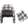 Charcoal White Plaid Baby