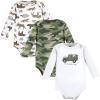 image:imageHudson Baby babyboys Cotton Longsleeve Bodysuits 3packAnimal Adventure