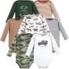 image:imageHudson Baby babyboys Cotton Longsleeve Bodysuits 7packAnimal Adventure