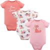 image:imageHudson Home Collection Baby Shawl Collar Plush RobeFloral Fox