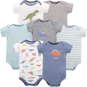 image:imageHudson Baby Baby Boys Cotton Bodysuits 7packStegosaurus