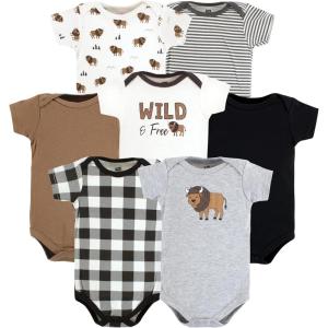 image:imageHudson Baby Baby Boys Cotton Bodysuits 7packWild Buffalo