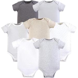 image:imageHudson Baby Baby Cotton Bodysuits 7packNeutral Basic
