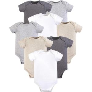 image:imageHudson Baby Baby Cotton Bodysuits 8packHeather Gray