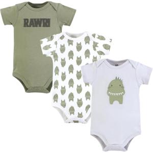 image:imageHudson Baby Infant Boy Cotton Bodysuits Modern Dino 36 Months