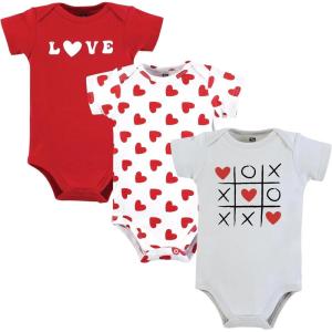 image:imageHudson Baby Infant Girl Cotton Bodysuits Love Hearts 36 Months