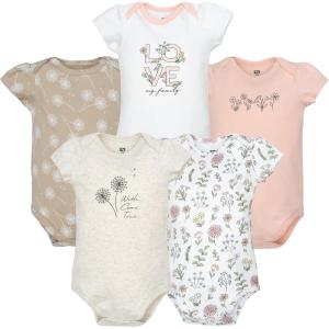 image:imageHudson Baby Infant Girls Cotton Bodysuits 5PackDandelion Wish