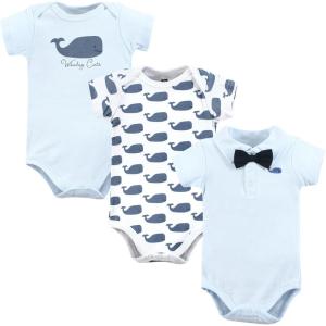 image:imageHudson Baby Unisex Baby Cotton Bodysuits Whaley Cute Polo 912 Months