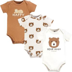 image:imageHudson Baby Unisex Baby Cotton BodysuitsBear Hugs