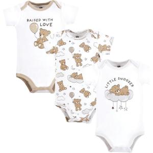 image:imageHudson Baby Unisex Baby Cotton BodysuitsDreamy Teddy