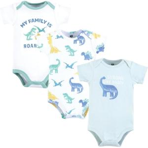 image:imageHudson Baby Unisex Baby Cotton BodysuitsFamily Dino