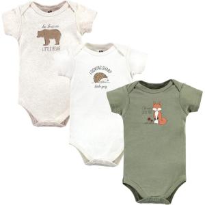 image:imageHudson Baby Unisex Baby Cotton BodysuitsForest Fox
