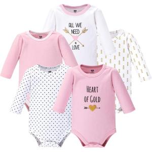 image:imageHudson Baby Unisex Baby Cotton BodysuitsHeart