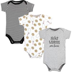 image:imageHudson Baby Unisex Baby Cotton BodysuitsLeche Por Favor