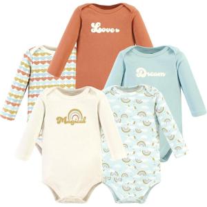 image:imageHudson Baby Unisex Baby Cotton BodysuitsMagical Rainbow