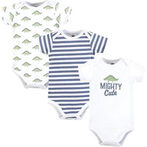 image:imageHudson Baby Unisex Baby Cotton BodysuitsMighty Cute Dino