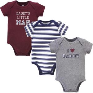 image:imageHudson Baby Unisex Cotton Bodysuits Boy Daddy 1218 Months