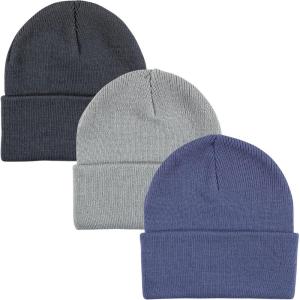 image:imageHudson Baby UnisexBaby Knit Caps and Cuffed BeaniesBijou Blue