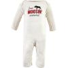image:imageHudson Baby Girls Unisex Cotton Coveralls Winter Moose 912 Months Winter Moose 912 Months US