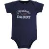 image:imageHudson Baby Infant Boy Cotton Bodysuits Beige Navy Suspender 1824 Months