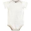 image:imageHudson Baby Infant Boy Cotton Bodysuits Beige Navy Suspender 1824 Months