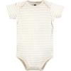 image:imageHudson Baby Infant Boy Cotton Bodysuits Burgundy Beige Suspender 36 Months