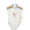image:imageHudson Baby Infant Boys Cotton Bodysuits 5Pack Roarsome Little Lion Preemie