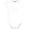image:imageHudson Baby Infant Girl Cotton Bodysuits Daddys Princess Crown Preemie