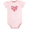 image:imageHudson Baby Infant Girl Cotton Bodysuits Valentine Hearts Preemie