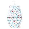 image:imageHudson Baby Infant Girl Plush Faux Fur Swaddle Wrap Fall Botanical 03 MonthsSea Characters