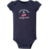 image:imageHudson Baby Infant Girls Cotton Bodysuits 5PackCherry Sweet