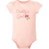 image:imageHudson Baby Infant Girls Cotton Bodysuits 5PackCoral Floral