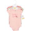 image:imageHudson Baby Infant Girls Cotton Bodysuits 5PackCoral Floral