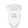 image:imageHudson Baby Infant Girls Cotton Bodysuits 5PackGarden Fairies