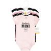 image:imageHudson Baby Infant Girls Cotton Bodysuits 5PackMamas Mini Bows
