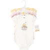 image:imageHudson Baby Infant Girls Cotton Bodysuits 5PackPink Yellow Pretty Floral