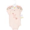 image:imageHudson Baby Infant Girls Cotton Bodysuits 5PackSweet Peach